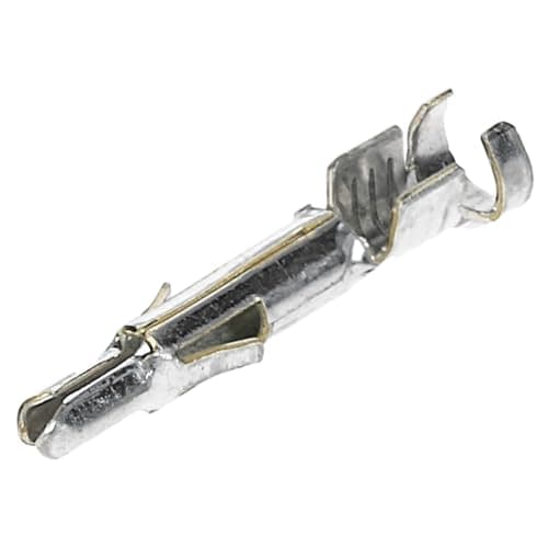 Image of AMP 0-0926898-1 Universal MATE-N-LOK Pin Contact 0.5-2.1 mm² I Pin Contact Brass I Crimp Contact Tin Plated I Electrical and Electronic Applications Pack of 10