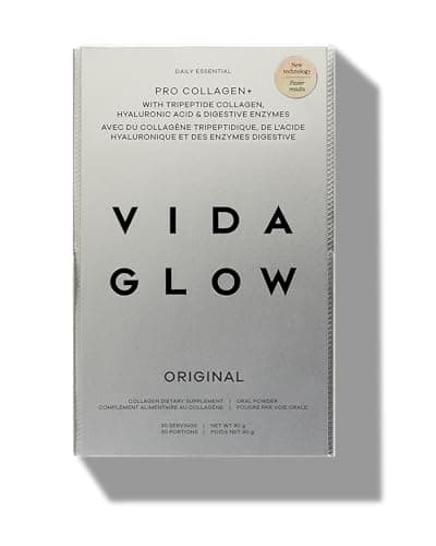 Image of Vida Glow - Pro Collagen+ Hydrolised Marine Collagen | Promotes Glowing Skin + Smoothes Fine Lines (Original, 30 Sachets)