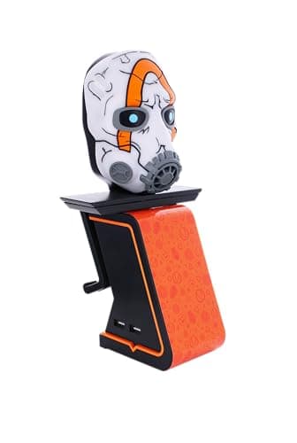 Image of Cableguys Ikon Charging Stand - Borderlands Psycho Mask Gaming Accessories Holder & Phone Holder for Most Controllers (Xbox, Play Station, Nintendo Switch) & Phone