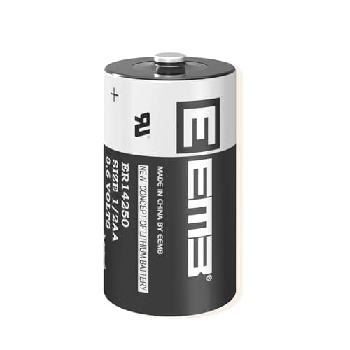 Image of EEMB ER14250 LS14250 1/2AA 3.6V 1200mAh Lithium Battery half aa batteries Li-SOCL₂ Non-Rechargeable Battery for Dogwatch Dog Collar and Some of Movement Monitor/Home Security/Alarm System