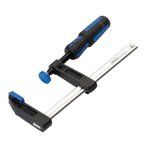 Image of Draper F-Clamp, 150mm - 18943 - Soft Grip, Protective Jaw Guards
