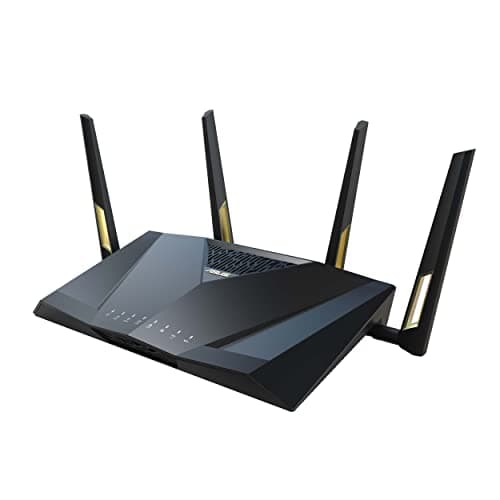 Image of ASUS RT-AX88U PRO AX6000 Dual Band WiFi 6 Router, WPA3, Parental Control, Adaptive QoS, Port Forwarding, WAN aggregation, lifetime internet security and AiMesh support, Dual 2.5G Port