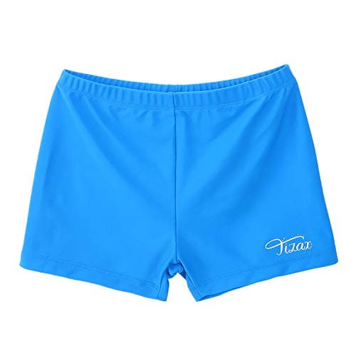 Image of TIZAX Boy's Swimming Boxers Kids Aquashorts UPF 50+ Swim Trunks for Little & Junior Boy Blue 5 Years