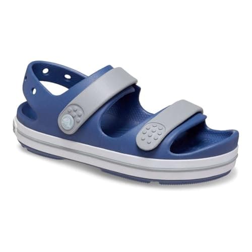 Image of Crocs Unisex Kid's Crocband Cruiser Sandal T, Bijou Blue Light Grey, 7 Child UK