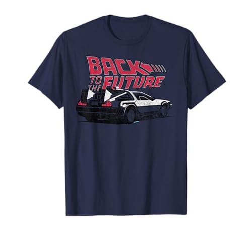 Image of Back To the Future DeLorean Graphic T-Shirt