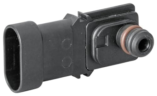 Image of HELLA 6PP 009 400-281 Sensor, intake manifold pressure - 3-pin connector - with seal - without cable