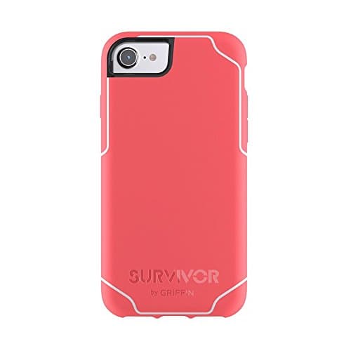 Image of Griffin Survivor Journey Case for iPhone 7/7 Plus/6S Plus/6 Plus - Coral Fire/Apple White