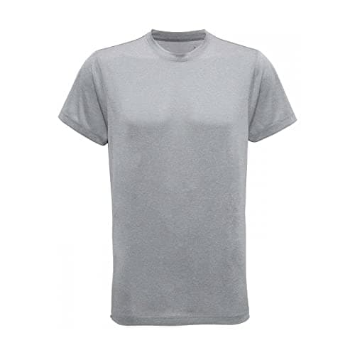 Image of TriDri Mens Performance Melange Recycled T-Shirt (M) (Silver)