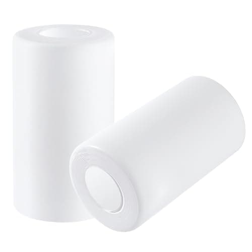 Image of PH PandaHall 2pcs Frosted Glass Lamp Shade, White Glass Fixture Replacement Globe Shades Cylindrical Light Cover 1-5/8" Fitter Opening for Threaded Medium Base Socket Lighting Fixture, 3.4x5.8 inch