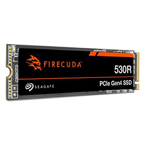 Image of Seagate FireCuda 530R NVMe SSD 2TB, for PS5/PC, M.2 PCIe Gen4 ×4 NVMe 1.4, up to 7.400 MB/s, 3D-TLC-NAND, 5.050TBW, Data Rescue Service (ZP2000GM3A063)