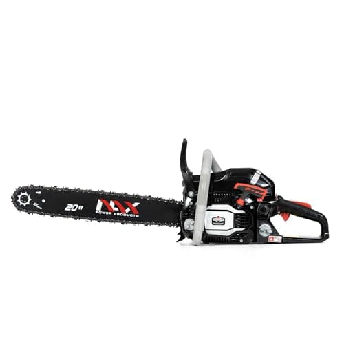 Image of NAX POWER PRODUCTS, chainsaw with 2 kW combustion engine of 61.5 cm3, licensed by Briggs & Stratton, 20" guide (50.8 cm) and Low Kickback system Black NAX500C