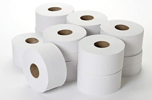 Image of 2-Ply Mini Jumbo Toilet Tissue Roll, 3" x 200 m (Pack of 12)