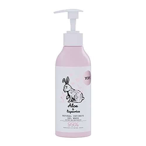 Image of YOPE Natural Intimate Wash Feminine Wash Lacid Acid Sorbitol Panthenol Gentle 99% Natural Ingredients Aloe & Liquorice 300Ml