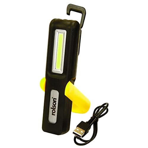 Image of Rolson 61467 3W USB Rechargeable COB Torch & Lamp