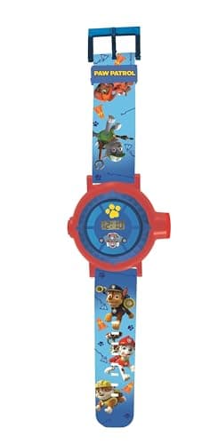 Image of LEXIBOOK Paw Patrol Chase Projection Watch, 20 Images of Your Favourite Characters, Send Code Messages with The projections, Blue/Red, DMW050PALXB