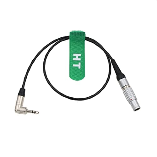 Image of HangTon Audio 3.5mm TRS Cable for Atomos Shogun Inferno, Ninja Inferno, Shogun Flame, Shogun 7 Monitor Unbalanced Input 10 Pin