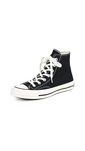 Image of Converse Women's Taylor Chuck 70 Hi Low-Top Sneakers, Black, Black, Egret, 4.5 UK