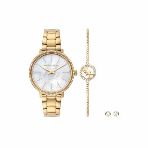 Image of Michael Kors MK1065SET Ladies Pyper Watch and Jewellery Gift Set
