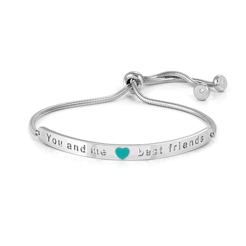 Image of Nomination Women's Bracelet - Messaggiamo Collection (Green Heart and You and me…Best friend)