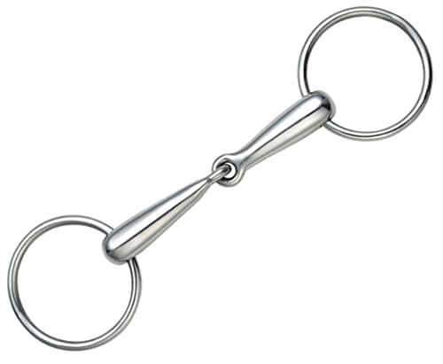 Image of Shires Hollow Mouth Loose Ring Snaffle-As supplied 4 1/2"