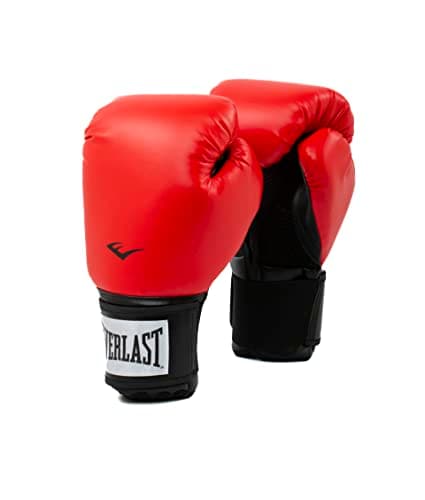 Image of Everlast ProStyle 2 10oz Boxing Gloves, Red Boxing Gloves for Bags, Mitt Work & Fitness Classes, Hook and Loop System, Grip Cord, Half Mesh Palm and Triple Layered Padding - Authentic Everlast Gear