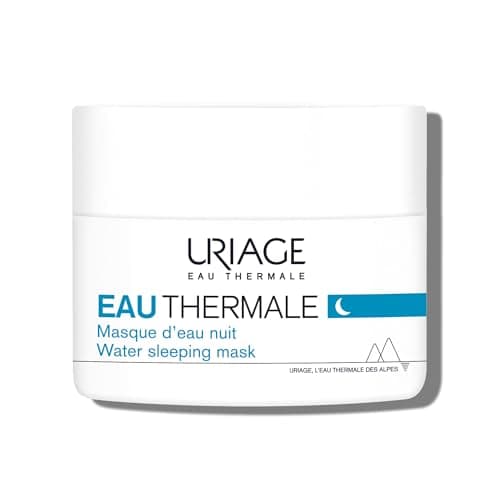 Image of Uriage Water Sleeping Mask 50ml - Night Silky Face Gel Mask With Hyaluronic Acid & Edelweiss - +58% Hydration, Restored and Rejuvenated Skin In The Morning - Paraben-Free