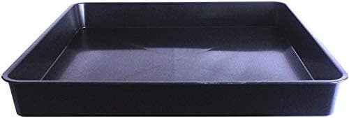 Image of Britten & James 100 x 100cm Large Square Tray Black. Use in the garden, greenhouse, for hydroponics, oil drain tray, for muddy boots, litter tray etc.