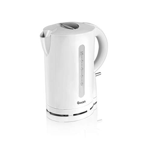 Image of Swan SK18121N Jug Kettle with Rapid Boil, Detachable Filter, 1.7L, 2200W, White