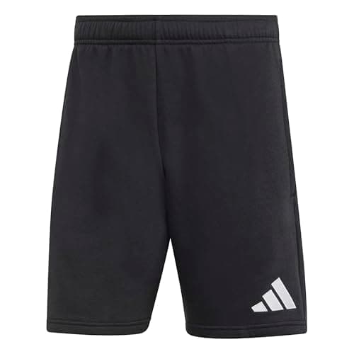 Image of adidas Men's Entrada26 Sweat Shorts, Black/White, 3XL
