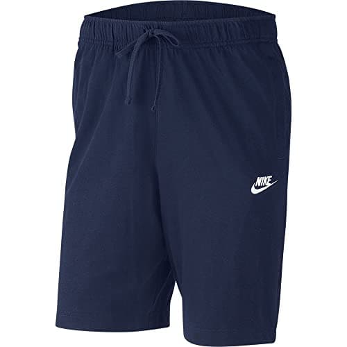 Image of NIKE Men's M Nsw Club Jsy Sport Shorts, Midnight Navy/(White), S UK