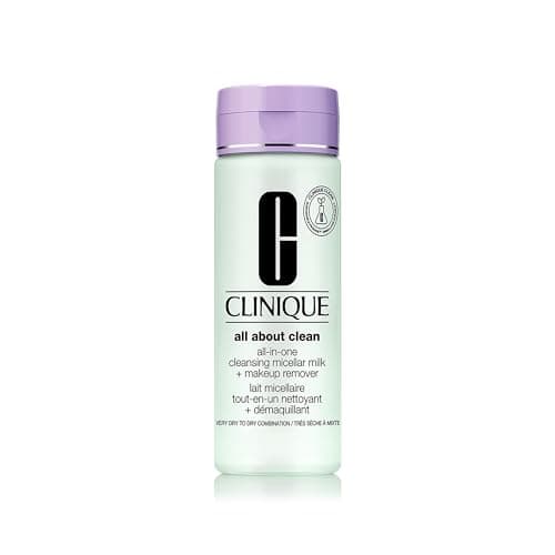 Image of Clinique All About Clean All-in-One Cleansing Micellar Milk + Makeup Remover, 200 ml.