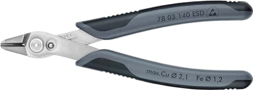Image of KNIPEX Electronic Super Knips XL ESD with Multi-Component Handles 140 mm, 78 03 140 ESD