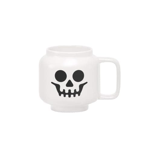 Image of Room Copenhagen Lego Ceramic Mug Large - Skeleton - 530 ml, Fun and Durable Ceramic Cup for Coffee or Tea, Dishwasher Safe Gift for Kids, Adults and Collectors
