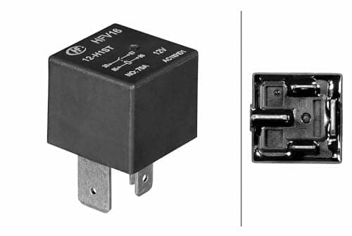 Image of HELLA 4RA 003 437-211 Relay, main current - 12V - 4-pin connector - Normally Open Contact