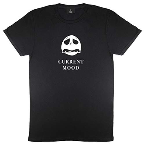 Image of Disney The Nightmare Before Christmas Jack Current Mood Boyfriend Fit T-Shirt, Womens, S-2XL, Black, Official Merchandise