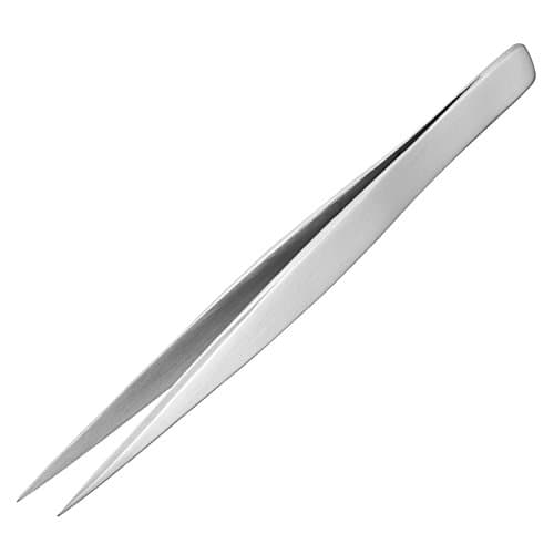 Image of fine tip Stainless Steel Tweezers (Straight Ends), 150mm Long. ENGINEER pt-02