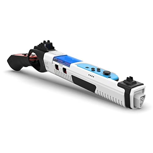 Image of GH Shooting Game Gun Controller for Nintendo Switch/Switch OLED Hunting Games, Call of Juarez, Sniper Elite 3, Big Buck Hunter, Resident Evil, Hunting Simulator, Doom 4, Splatoon 2, Black and White