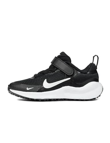 Image of NIKE Boy's Unisex Kids Revolutin 7 Sneaker, Black White, 11.5 UK Child