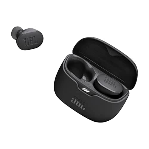Image of JBL Tune Buds Wireless Bluetooth Earphones, Water-Resistant and Noise-Cancelling Headphones with 48-Hour Battery Life, Black