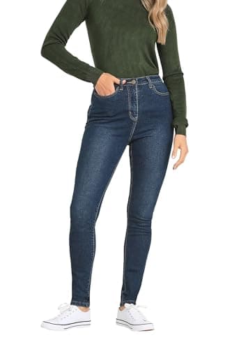 Image of Long Tall Sally - LTS Tall Ava Skinny Jeans - Women's Blue