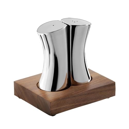 Image of Robert Welch Drift Salt & Pepper Shakers and Stand Set