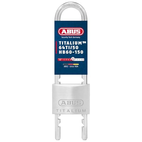 Image of ABUS 89490 64TI50HB60-150 Padlock, Single, 50mm / Bügelhöhe 60mm