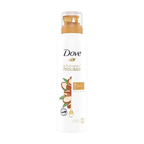 Image of Dove Shower Foam Argan Oil Nourishes and Nourishes the Skin Pack of 6 x 200 ml