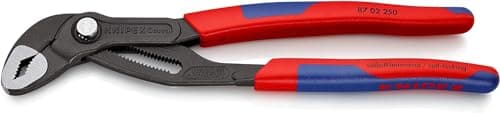 Image of KNIPEX Cobra High-Tech Water Pump Pliers Self-Service Card with Slim Multi-Component Grips 250 mm, 87 02 250 SB