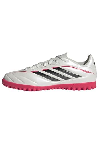 Image of adidas Unisex Kids COPA Pure IV Club Turf Football Shoes Kids, Zero met./core Black/Lucid red, 5.5 UK