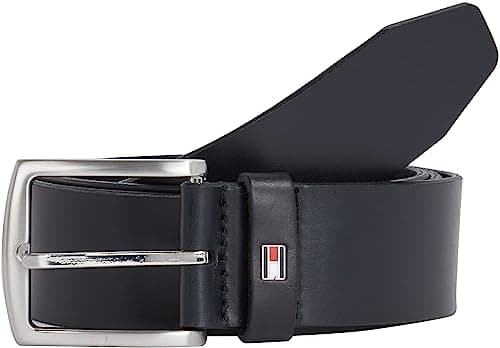 Image of Tommy Hilfiger Men's New Denton Belt 4.0 E367863162 Belt, Blue (Midnight), 95