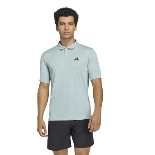 Image of adidas Men's Workout Essentials Base Polo Shirt, Wonder Sage, L