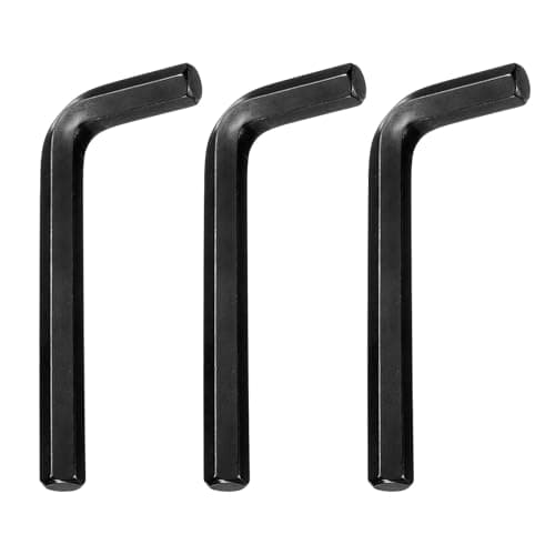 Image of sourcing map 3pcs Hex Key Wrench 1/2" 45# Carbon Steel L-Shape Hexagon SAE Wrenches Repairing Tool for Home DIY Bike Motorcycle Repair, Black