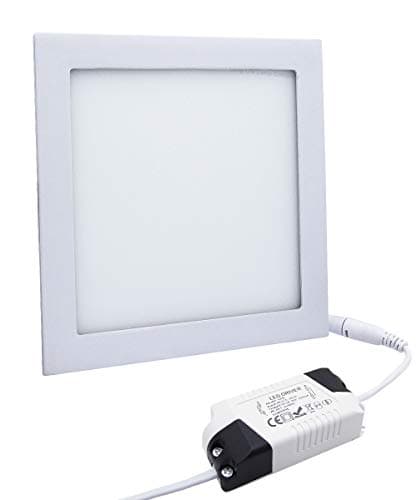 Image of 18W LED Square Recessed Ceiling Flat Panel Down Light Ultra Slim Lamp Cool White 6500K Super Bright