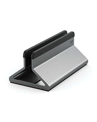 Image of ALOGIC Bolt Adjustable Laptop Vertical Stand/Clamp - Crafted with Superior Aluminium & Silicon Grip Pads, Interchangeable Width Size, Compatible with MacBook, Surface, Chromebook and Others